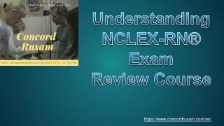 Understanding NCLEX-RN® Exam Review Course