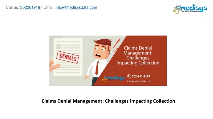 claims denial management challenges impacting collection