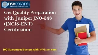 Get Quality Preparation with Juniper JN0-348 JNCIS-ENT Certification