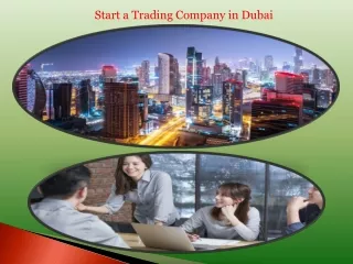 Start a Trading Company in Dubai