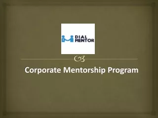 What is Corporate Mentorship Program