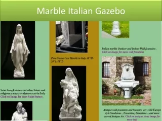 Marble Mary Statue