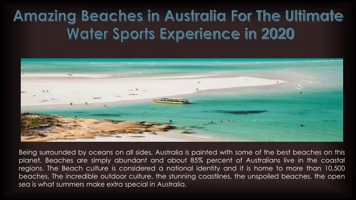 amazing beaches in australia for the ultimate