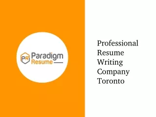 Resume Writing Company Toronto