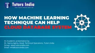 how machine learning technique can help cloud