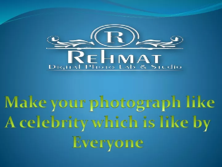 make your photograph like a celebrity which