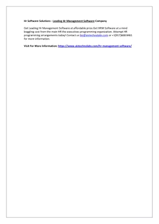 hr software solutions leading hr management