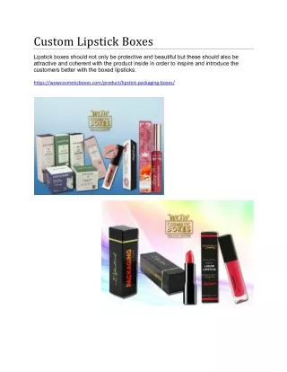 custom lipstick boxes