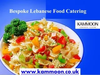 Bespoke Lebanese Food Catering - kammoon.co.uk