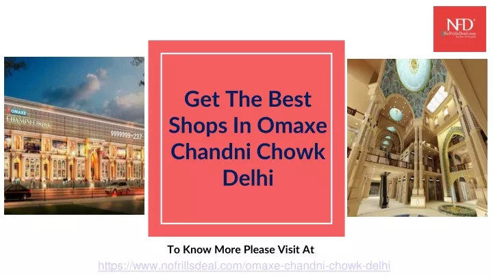 get the best shops in omaxe chandni chowk delhi