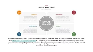 Creative SWOT Analysis Infographic Template