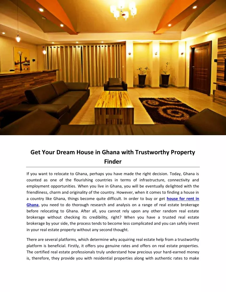get your dream house in ghana with trustworthy