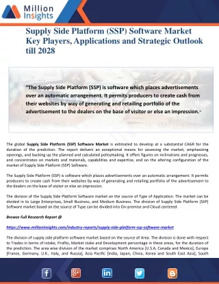 supply side platform ssp software market