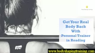 Enhance your fitness with Personal trainer in Reading