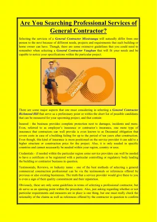 are you searching professional services
