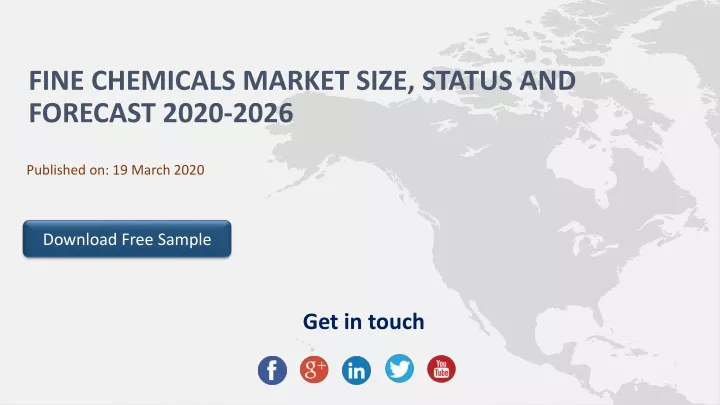 fine chemicals market size status and forecast 2020 2026