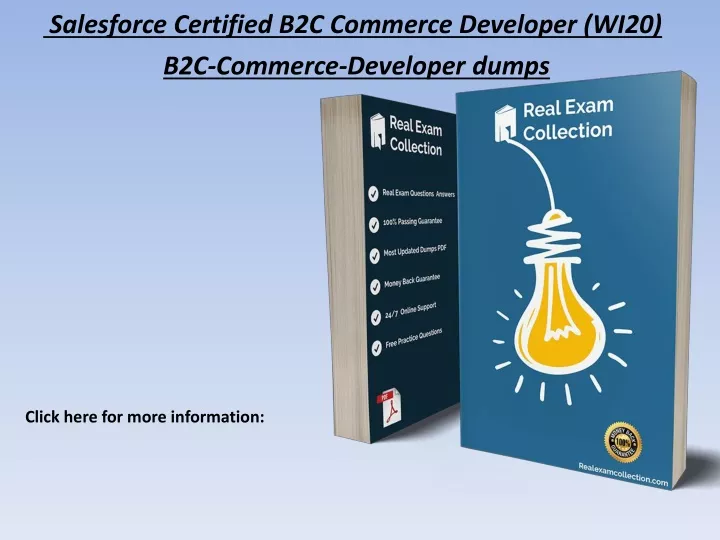salesforce certified b2c commerce developer wi20