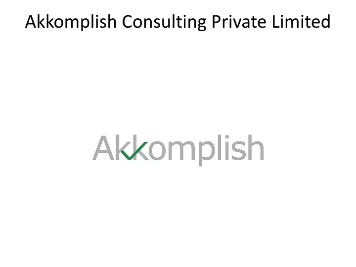 akkomplish consulting private limited