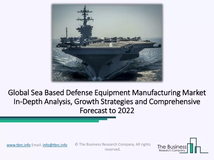 global sea based defense equipment manufacturing