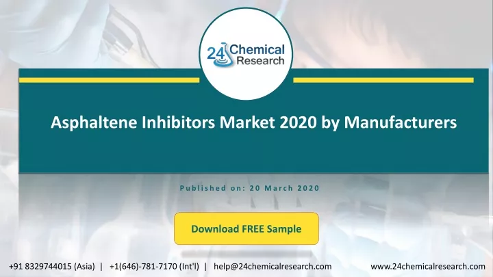 asphaltene inhibitors market 2020 by manufacturers