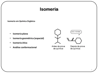 Hidrocarbonetos -isomeria e conformações