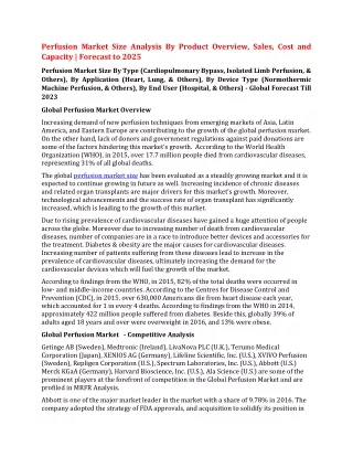 perfusion market size analysis by product