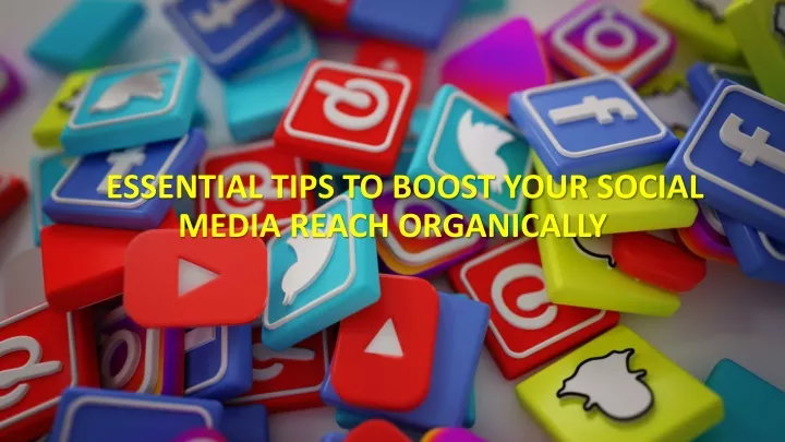 essential tips to boost your social media reach organically
