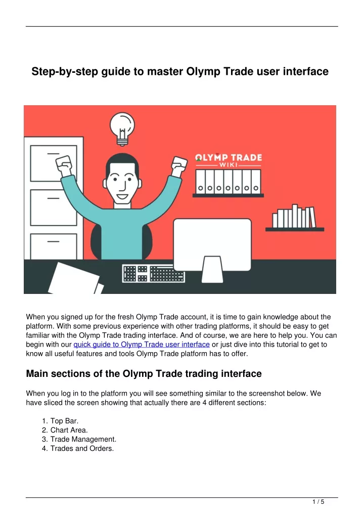 step by step guide to master olymp trade user