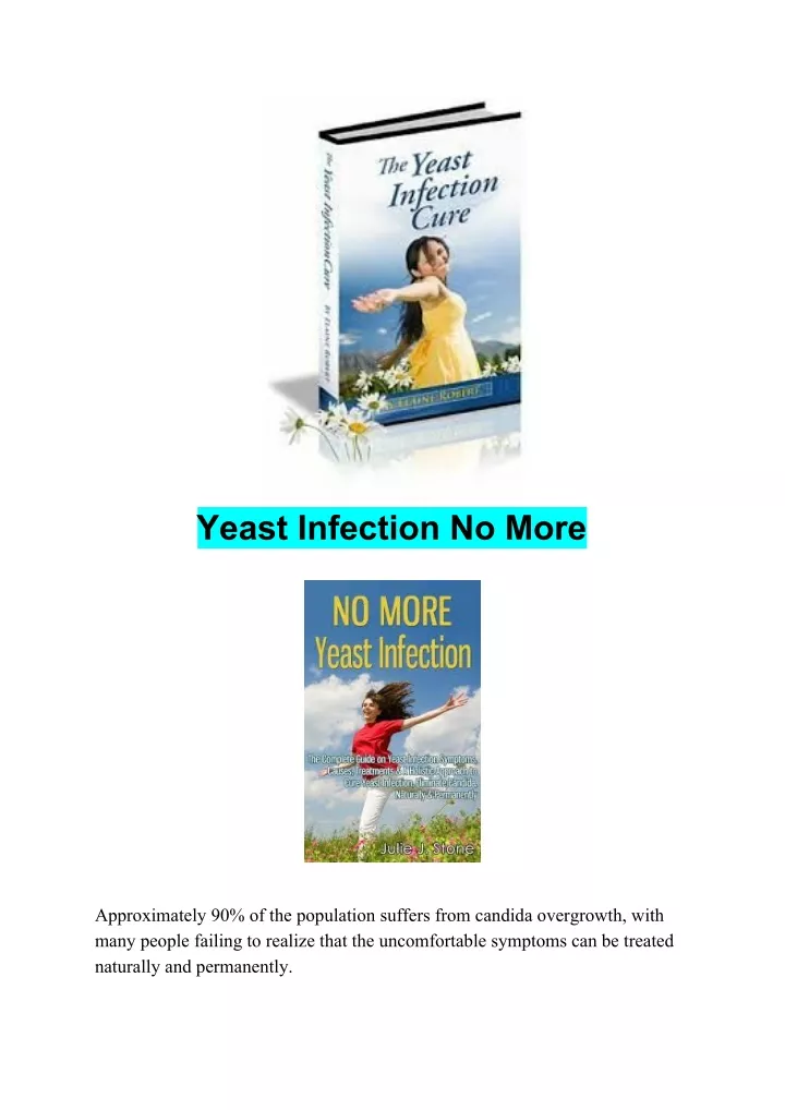 yeast infection no more