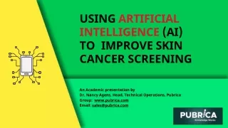 using artificial intelligence ai to improve skin