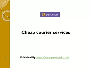 Cheap courier services