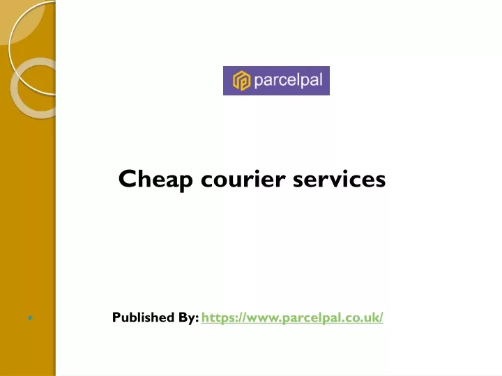 cheap courier services published by https