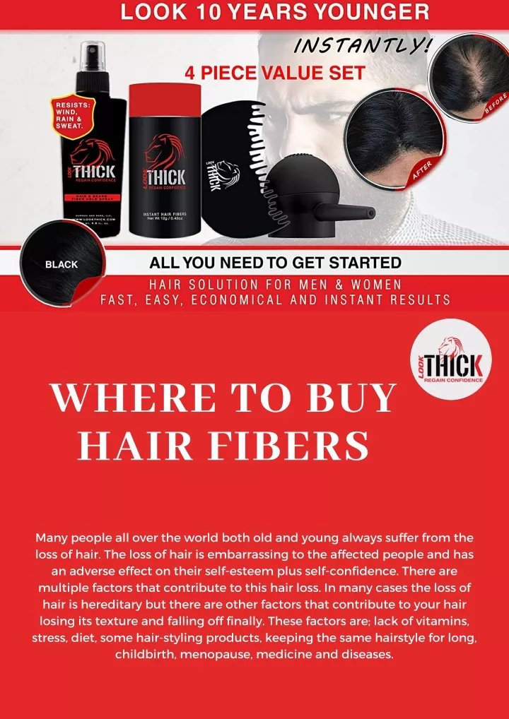 where to buy hair fibers