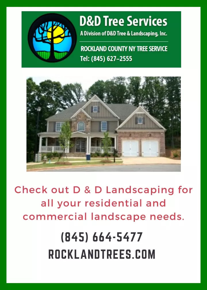 check out d d landscaping for all your