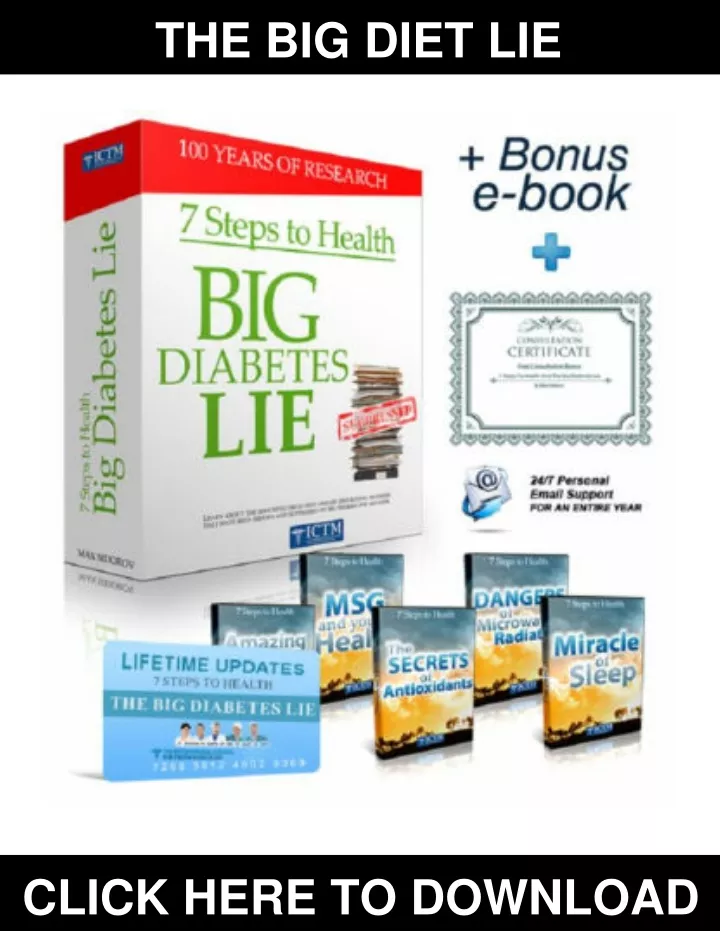 the big diet lie