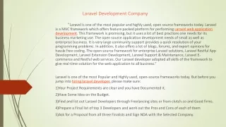 laravel development company india