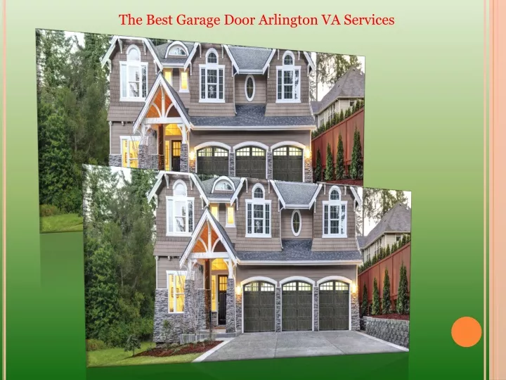 the best garage door arlington va services
