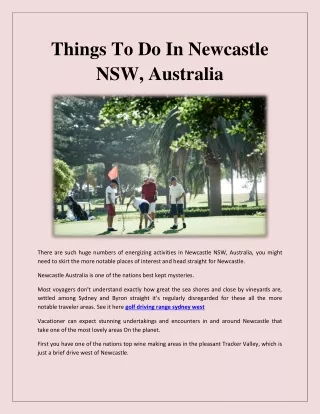 golf driving range sydney west