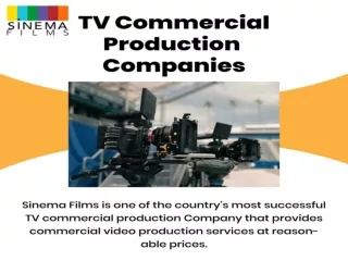 TV Commercial Production Companies