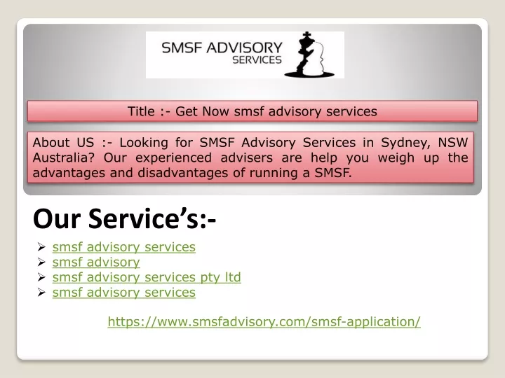 title get now smsf advisory services