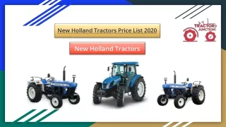 new holland tractors price list 2020