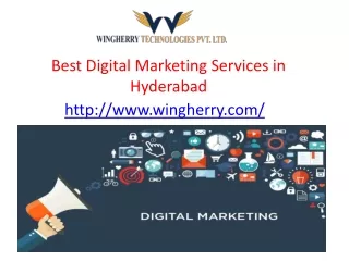 Need a Best SEO Company in Hyderabad – Wingherry Technologies