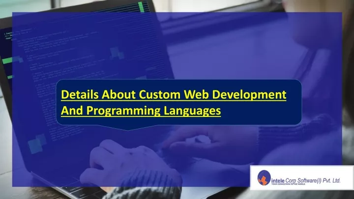 details about custom web development