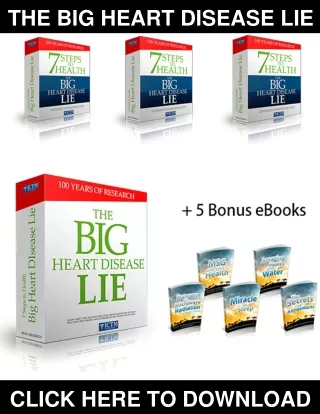 The Big Heart Disease Lie and 7 Steps To Health PDF, eBook by Max Sidorov