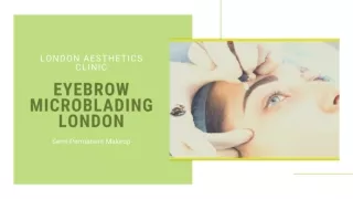 Eyebrow Microblading London