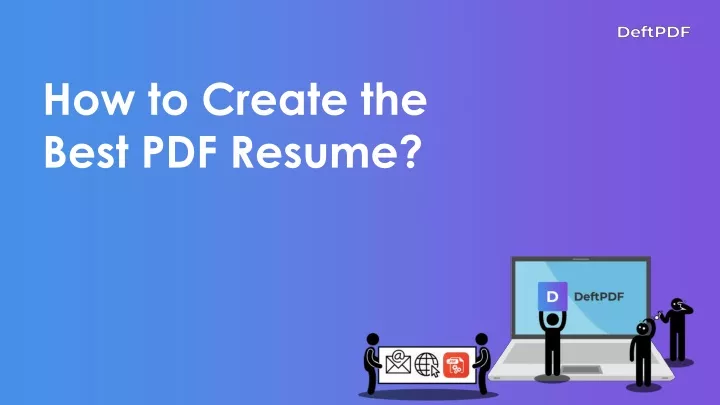 how to create the best pdf resume