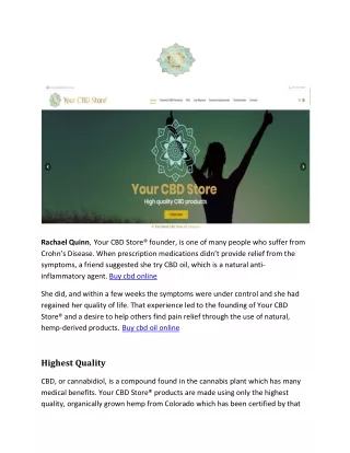 rachael quinn your cbd store founder