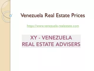 Venezuela Real Estate Prices