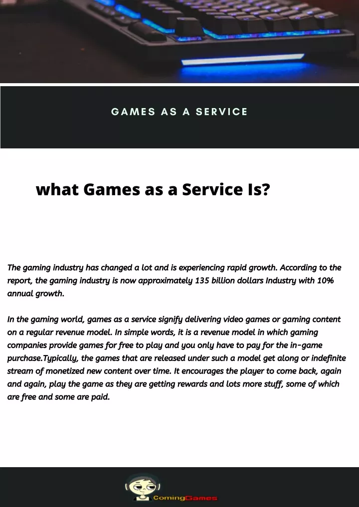 games as a service