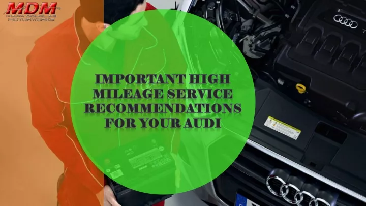 important high mileage service recommendations
